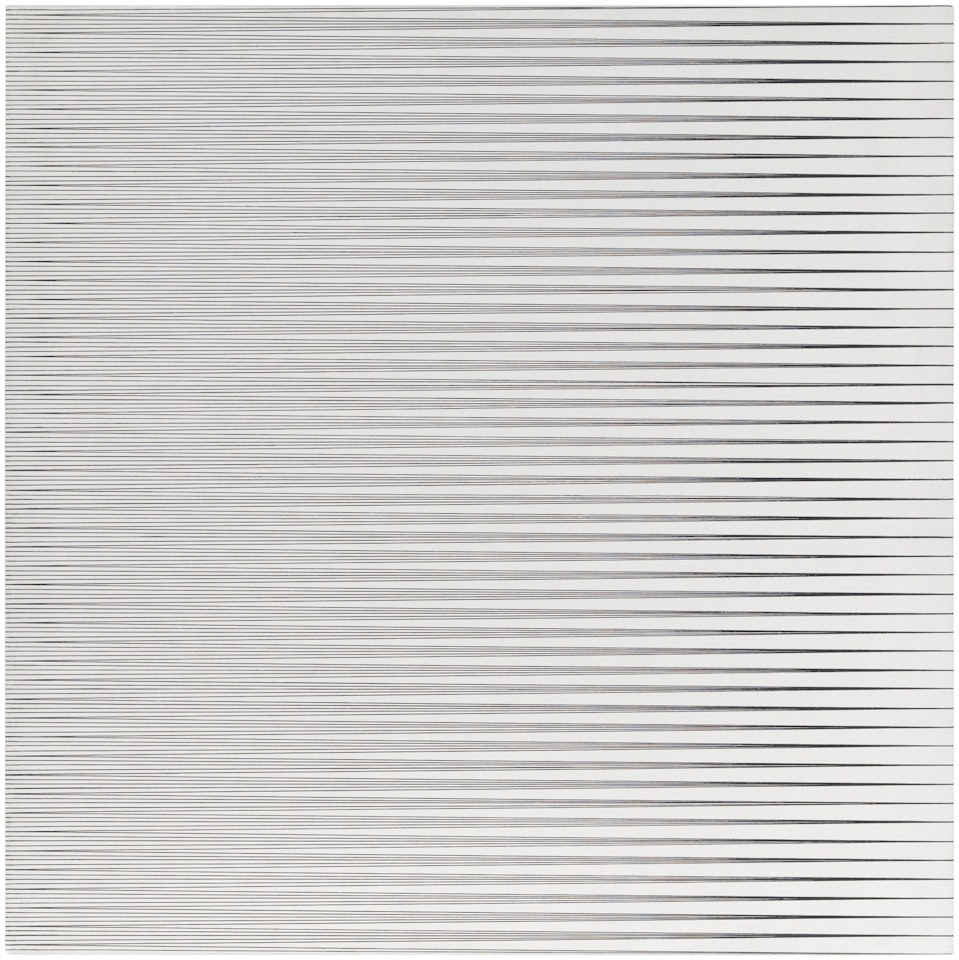 5 groupes de lignes parallèles -1°, -2°, 0°, +1°, +2° by Francois Morellet