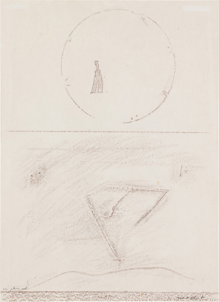 En plein vol by Max Ernst