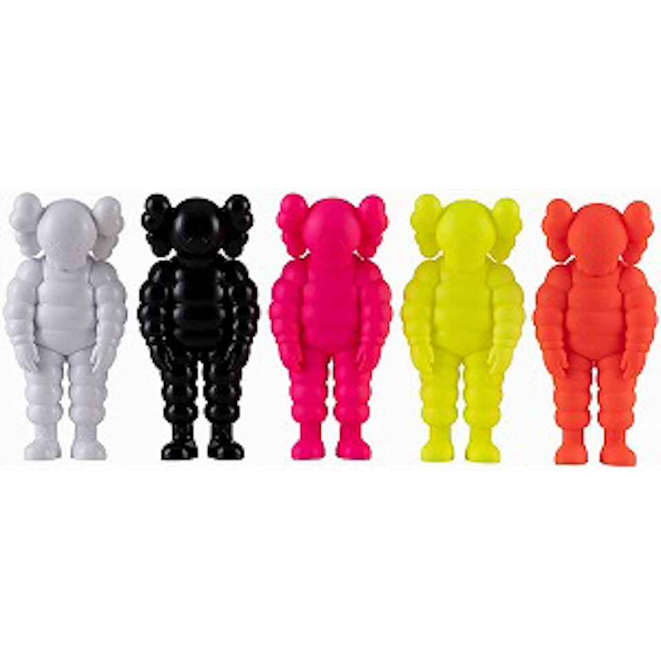 WHAT PARTY OPEN EDITION (White, Black, Pink, Yellow, Orange) by Kaws