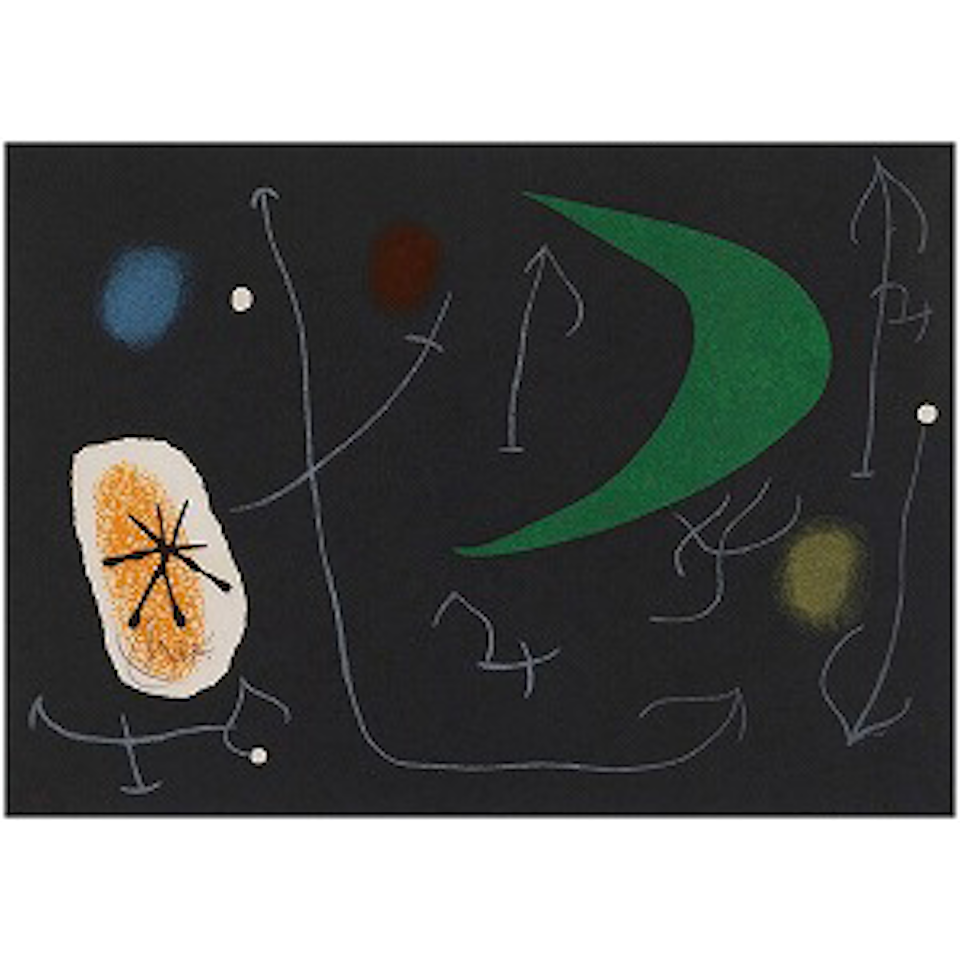 Le Lezard Aux Plumes D'or, Pl. 13 (M. 821) by Joan Miró