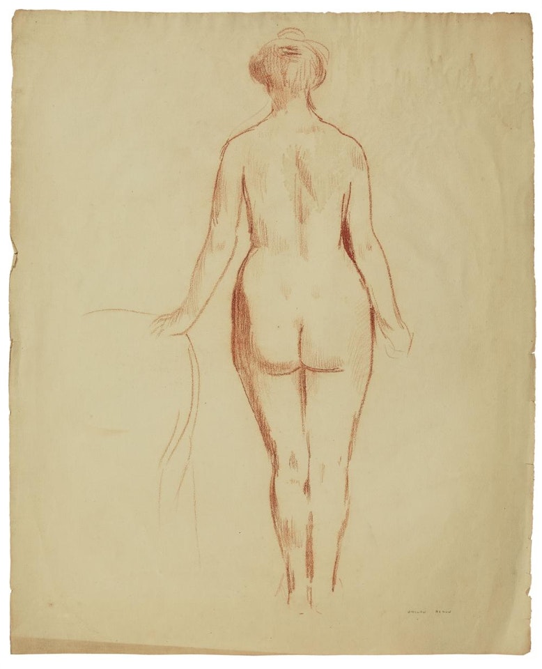 Nu de dos by Odilon Redon