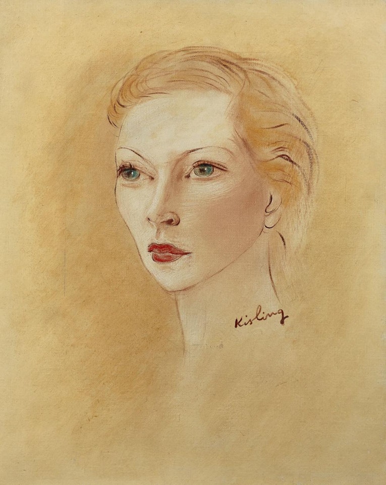 Portrait de Catherine Gris by Moïse Kisling