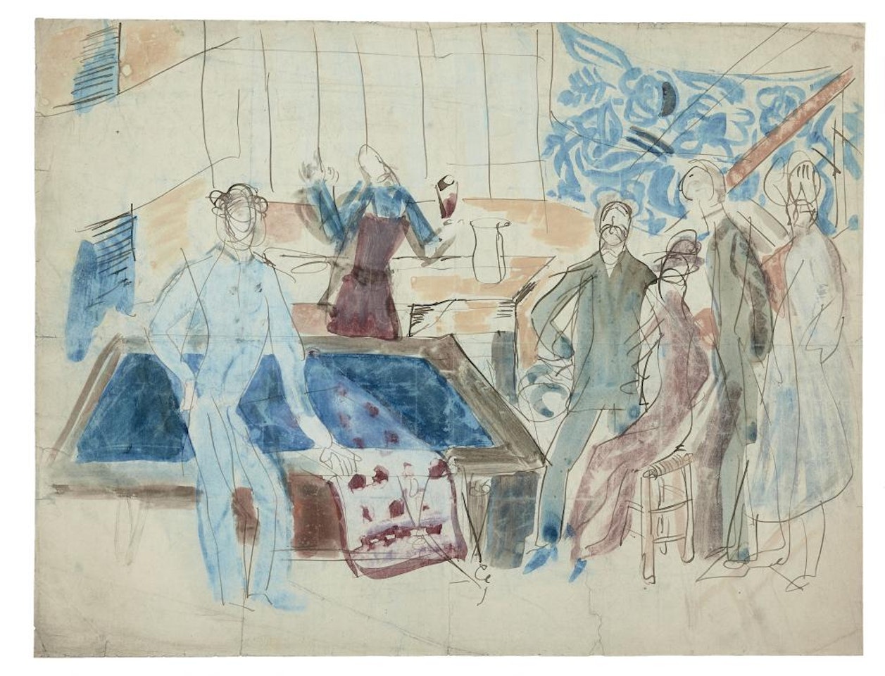 La petite usine, Paul Poiret by Raoul Dufy