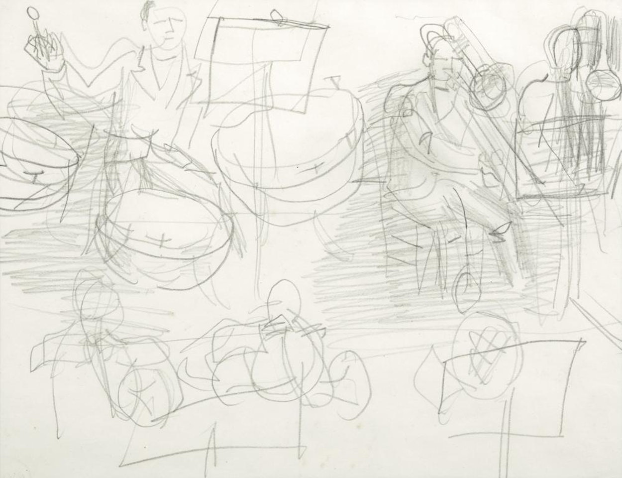 Etude d'orchestre by Raoul Dufy