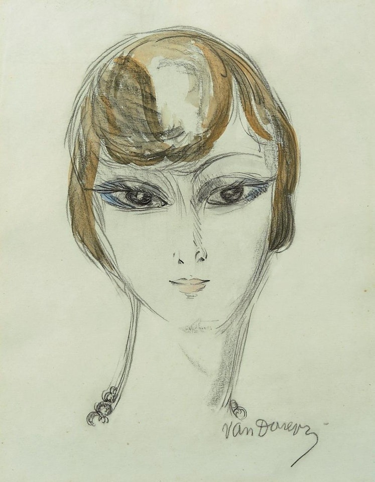Tête de jeune femme by Kees van Dongen