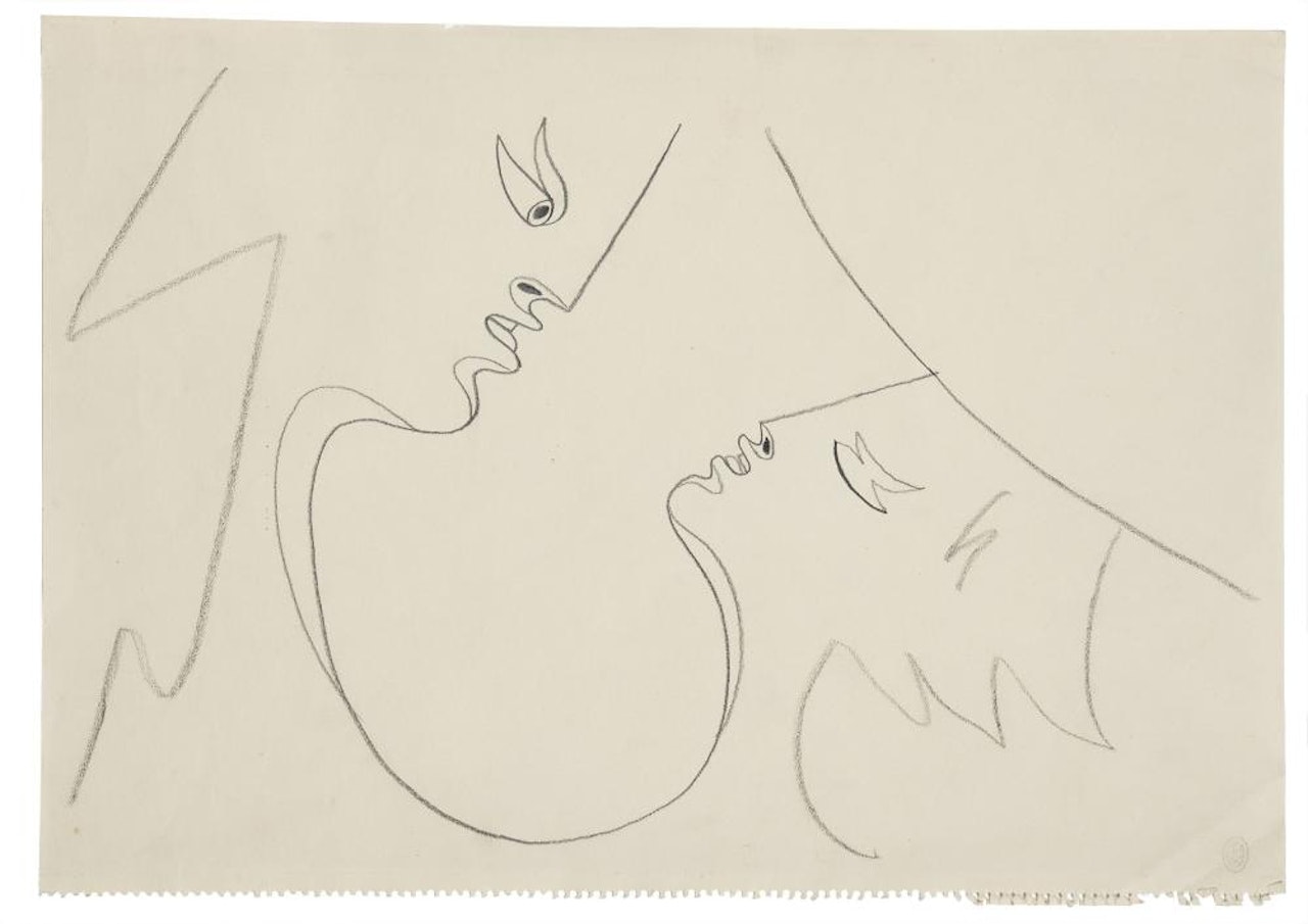Couple de Mentonnais by Jean Cocteau