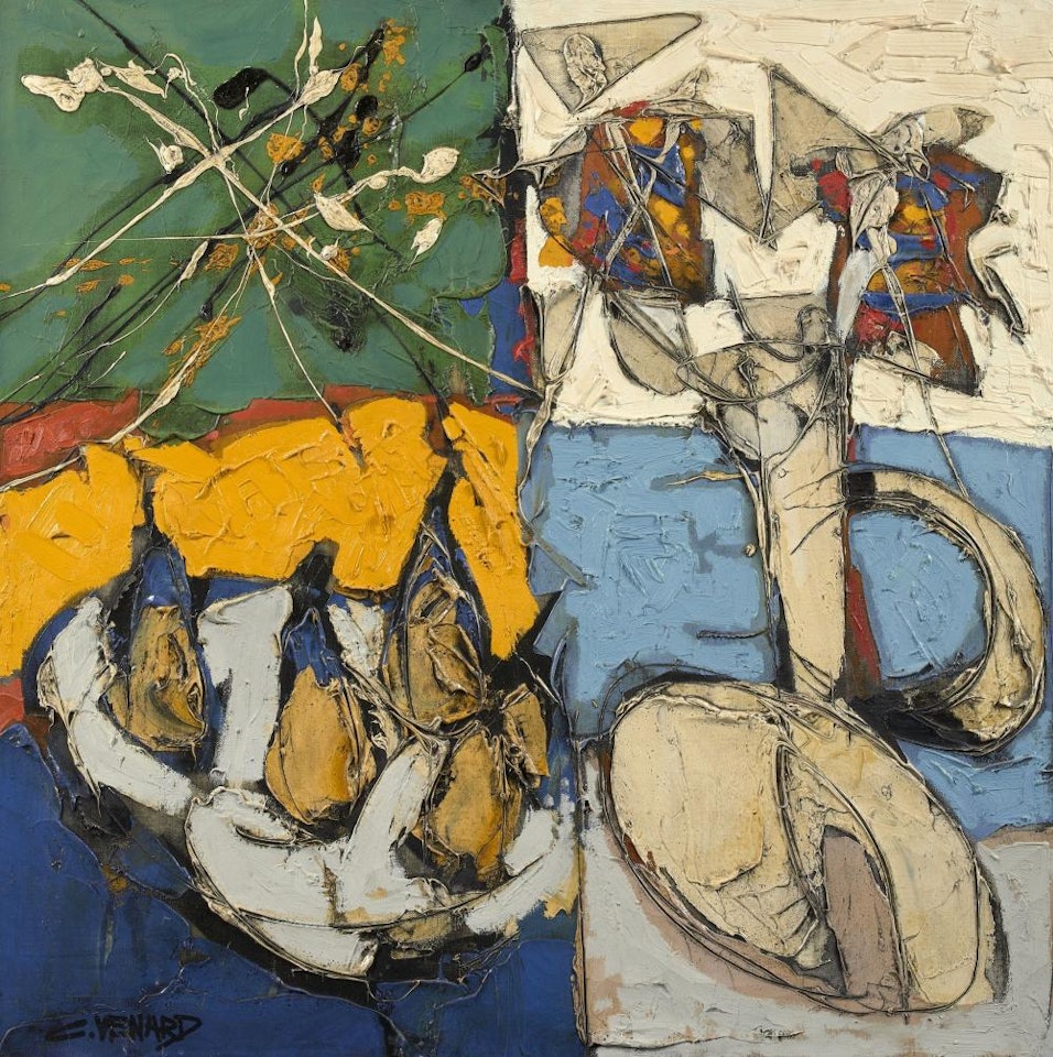 Nature morte au vase de fleurs by Claude Venard