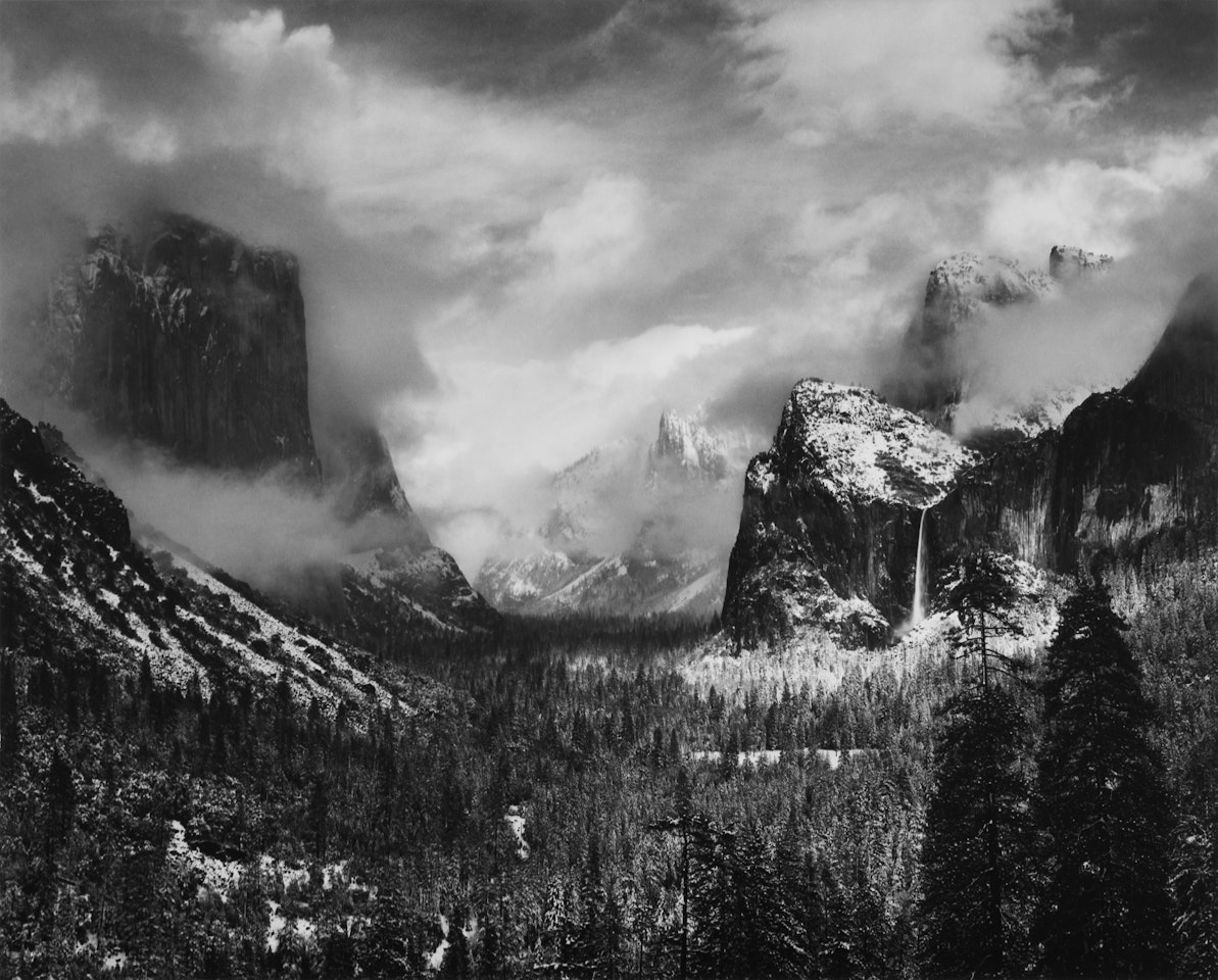 Clearing Winter Storm, Yosemite Valley by Ansel Adams