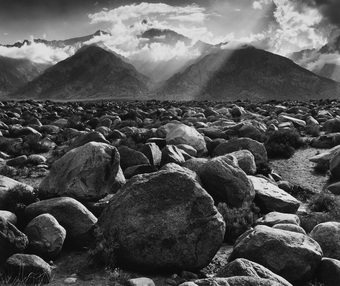 Mt. Williamson Sierra Nevada from Manzanar, California by Ansel Adams