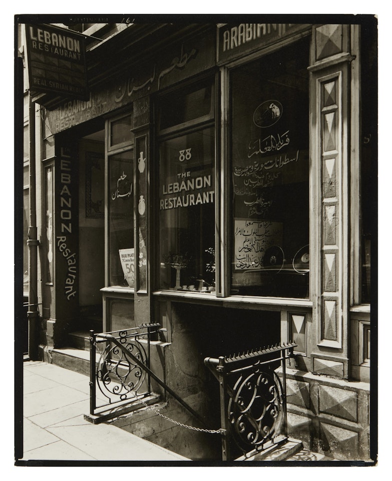 Lebanon Restaurant by Berenice Abbott
