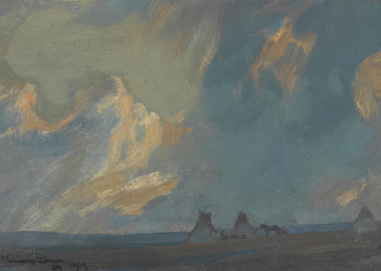 Sketch for Picture "The Lost Tribes" by Maynard Dixon