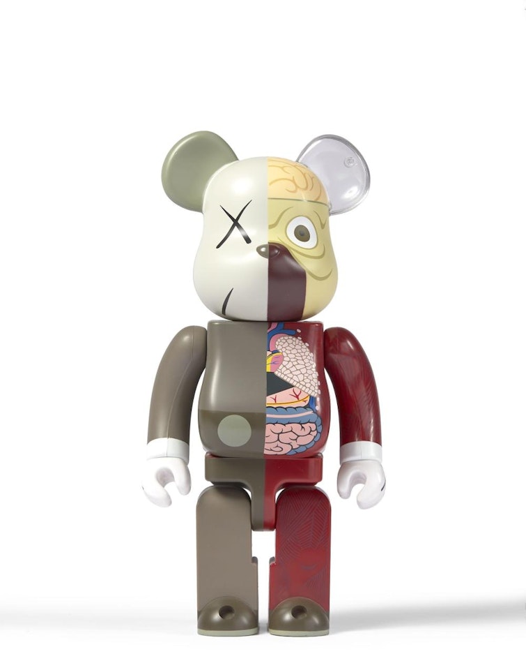 Be@rbrick 400% Dissected Companion (Red) by Kaws