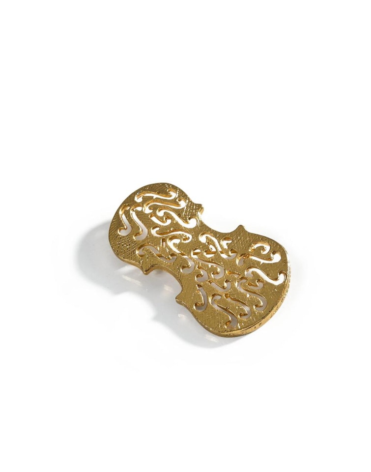 Broche "Violon Doré" by Arman