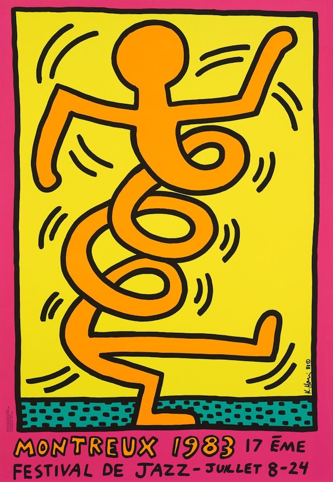 Montreux Jazz Festival by Keith Haring