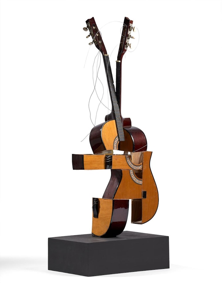 Guitare cubiste by Arman
