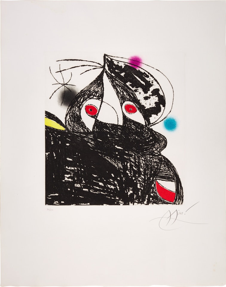 Personnage romantique (D. 748) by Joan Miró
