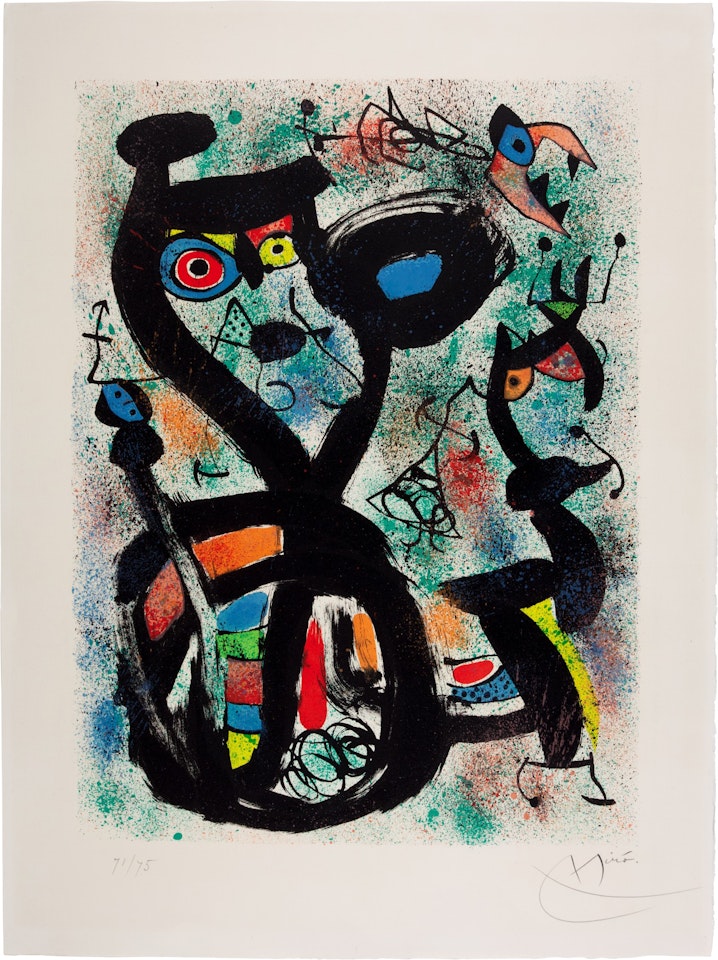 The Cat (M. 636) by Joan Miró