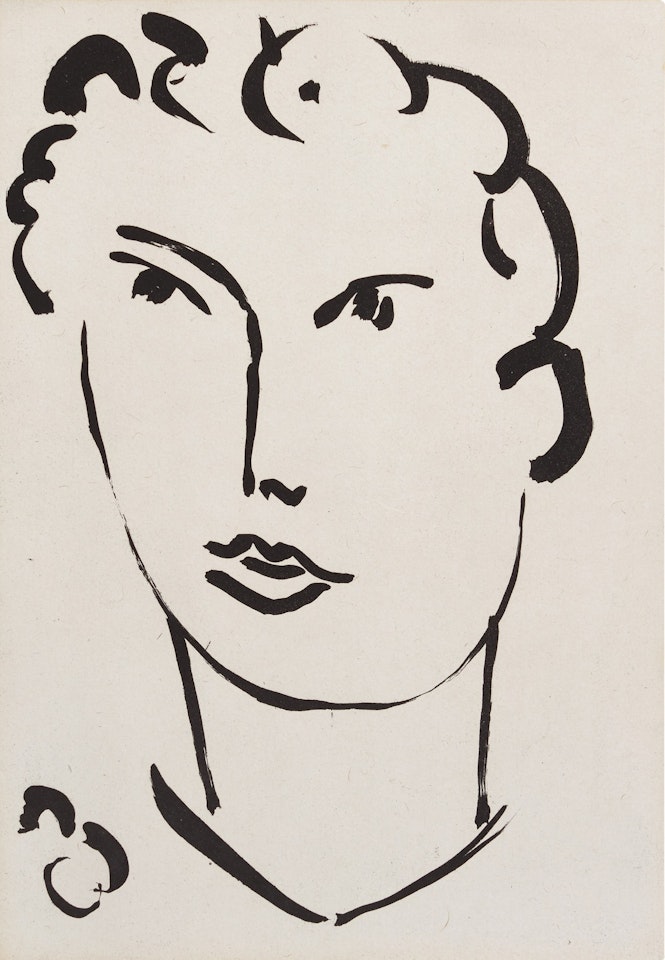 Garçon aux cheveux bouclés (Duthuit 774) by Henri Matisse