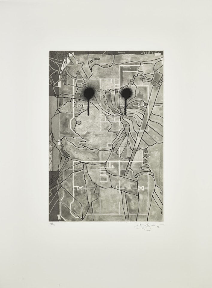 Untitled (from The Geldzahler Portfolio) (Gemini 1744) by Jasper Johns