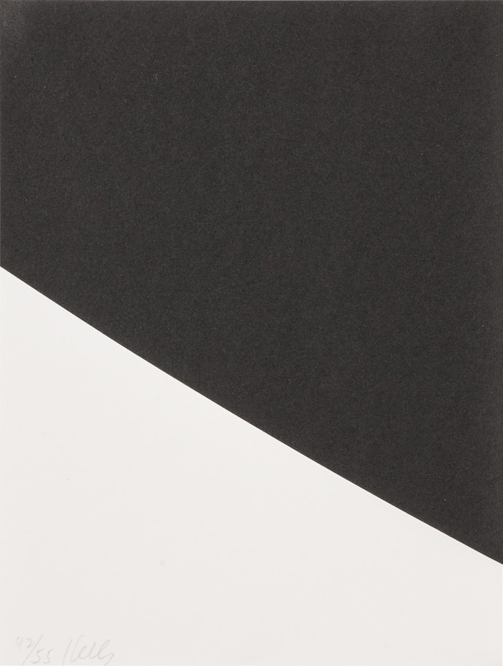 Red Curve (Black State) by Ellsworth Kelly