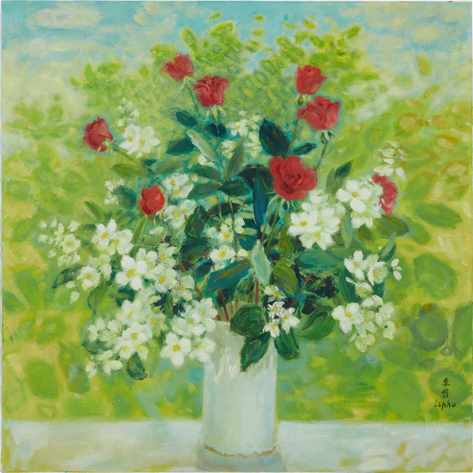 Les roses et les syringas by Le Pho