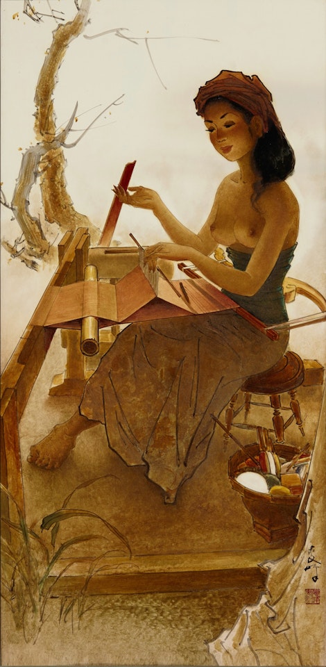 Weaver  by Lee Man Fong