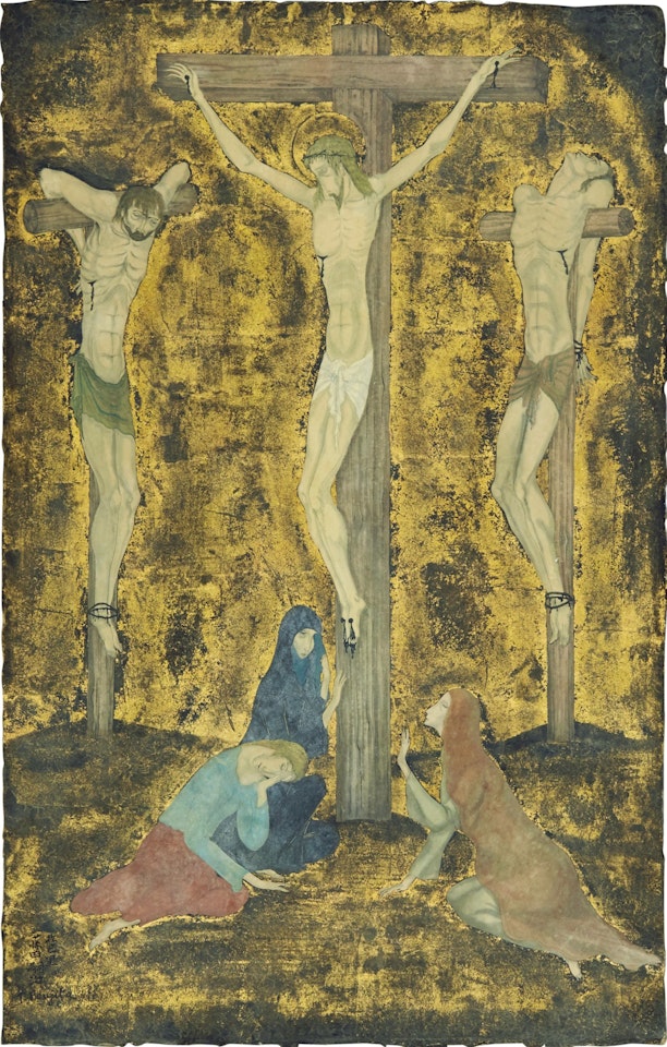 Crucifixion  by Leonard Tsuguharu Foujita