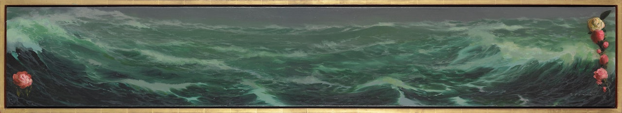 The Rose Crossing by Tim Storrier