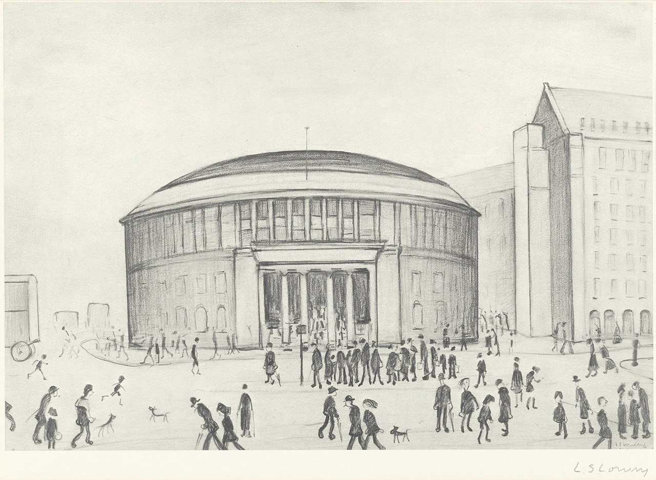 Reference Library by Laurence Stephen Lowry