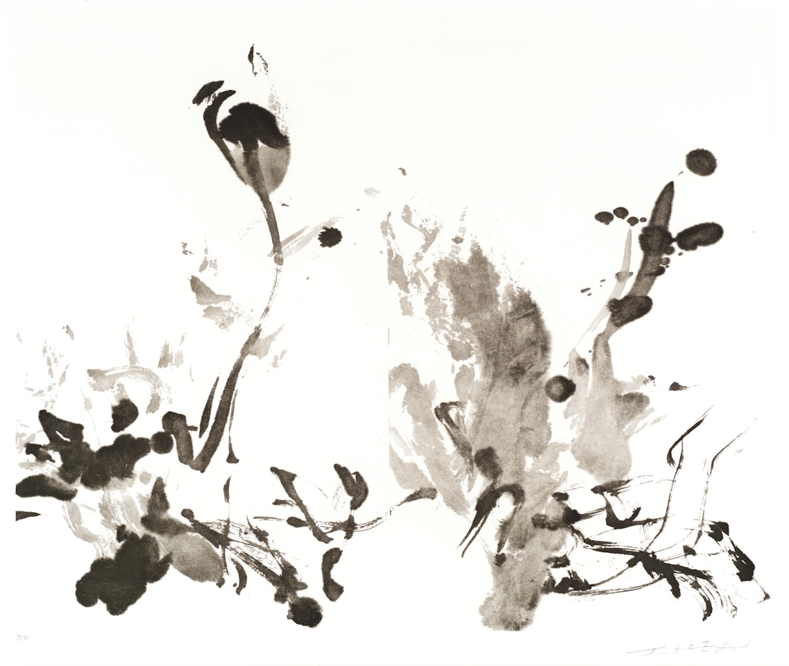 Le Jardin d'encre (The Ink Garden) by Zao Wou-Ki