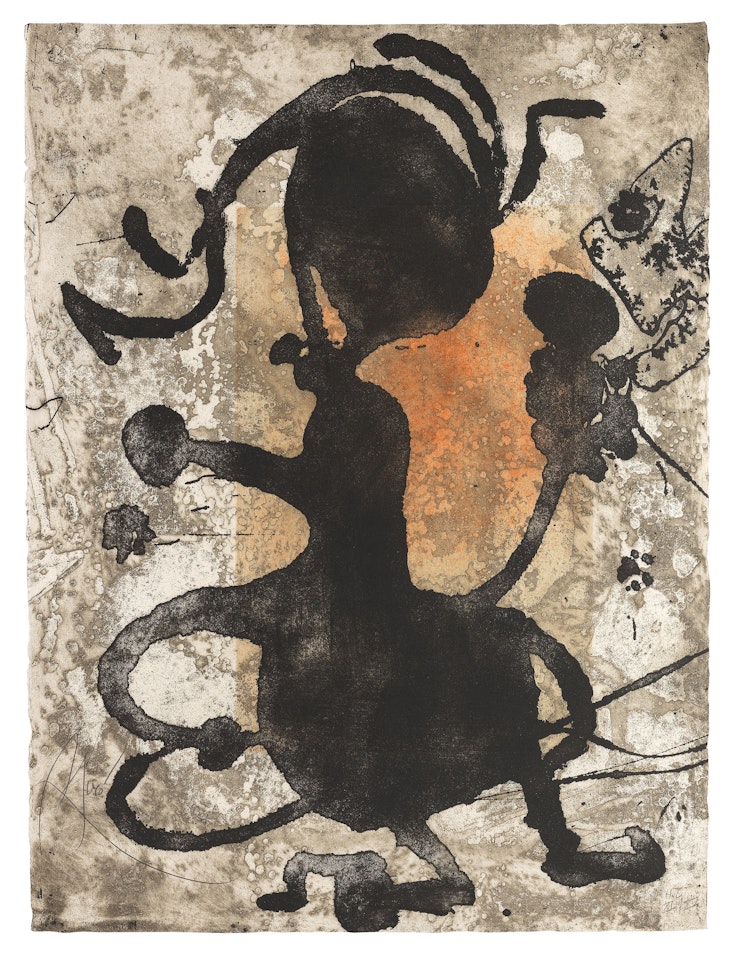 Rupestres II, 'Cave Paintings II' by Joan Miró