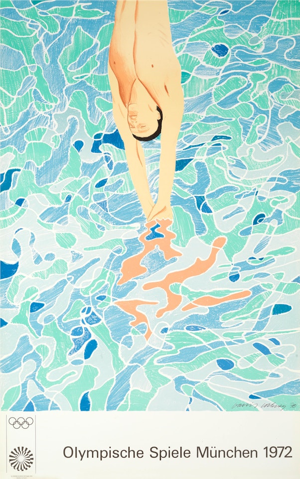 Olympische Spiele München 1972 by David Hockney