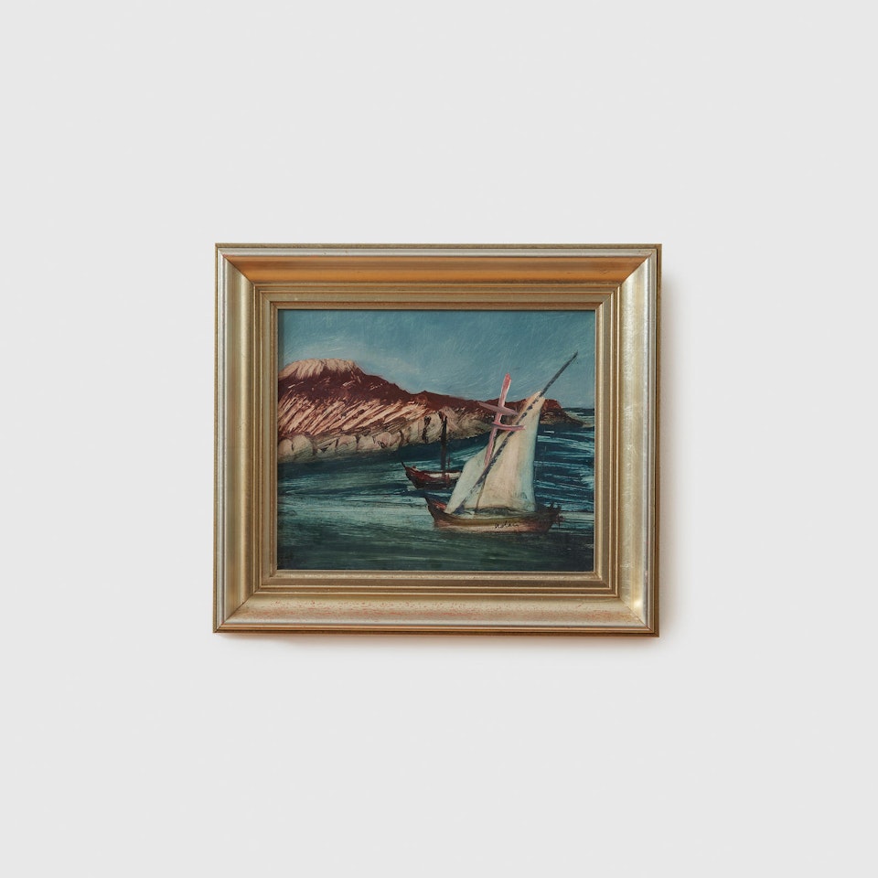 Boats and Coast by Sidney Nolan