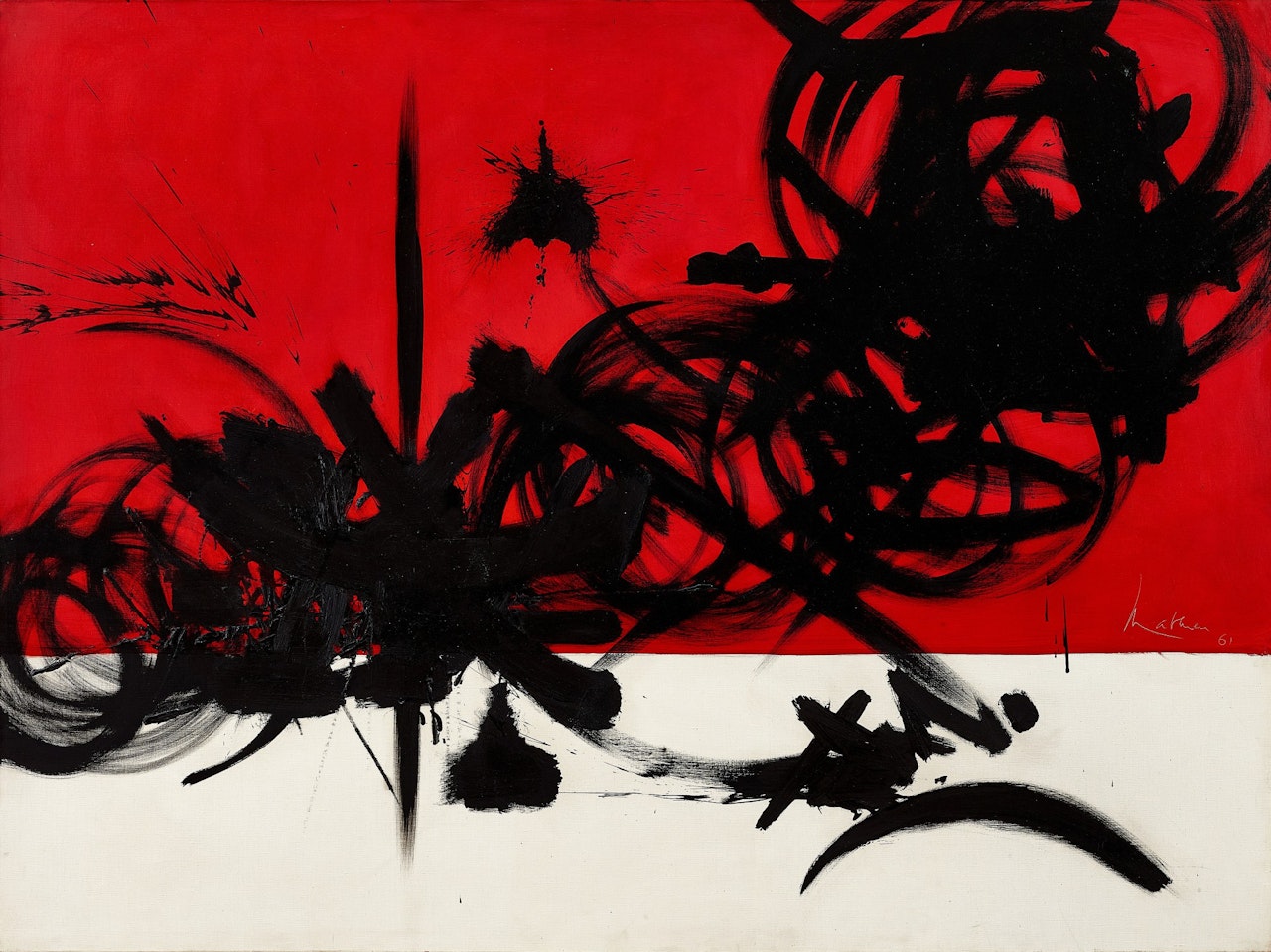 Jadis et Maintenant  by Georges Mathieu