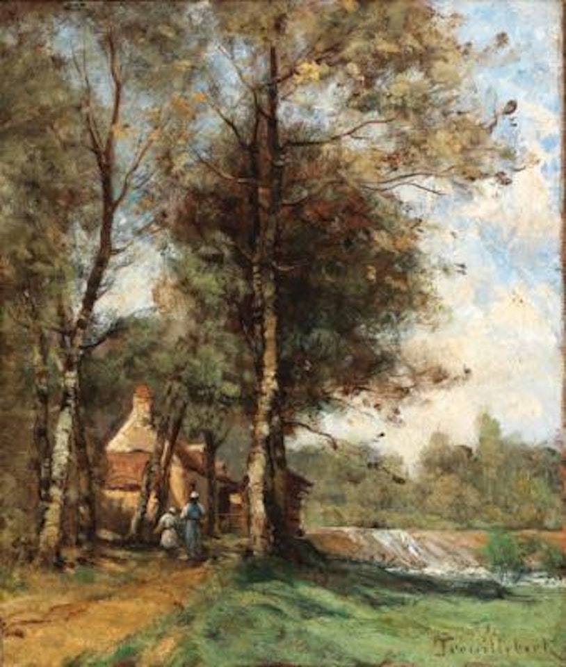 Washerwomen Returning Home by Paul Désiré Trouillebert