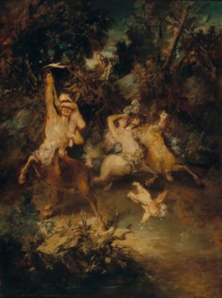 Centaurs in the Forest by Hans Makart
