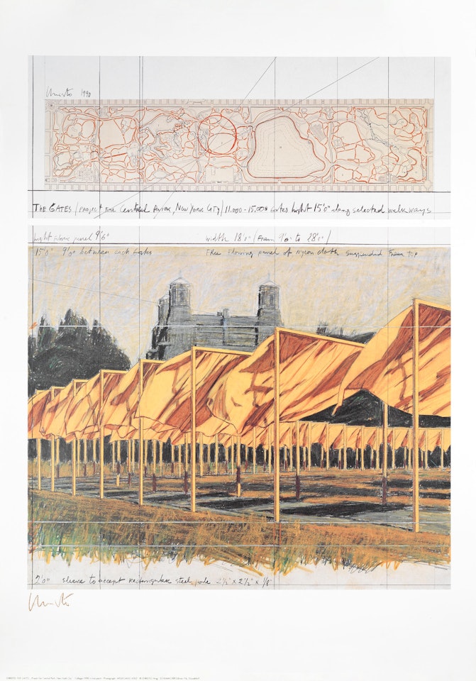 The Gates: Project for Central Park, New York City by Christo