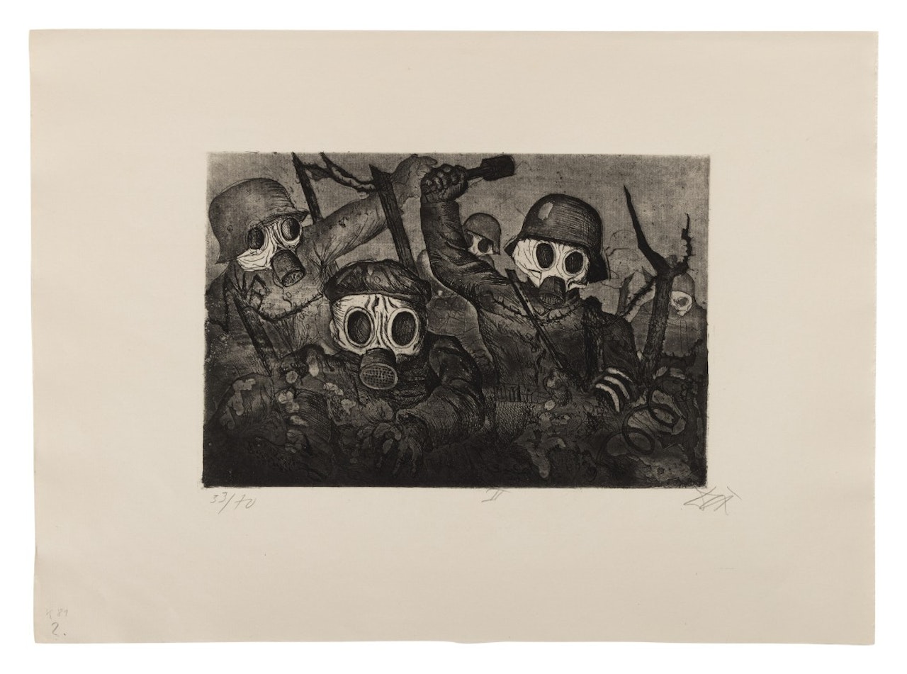 Der Krieg (Karsch 70-119) by Otto Dix