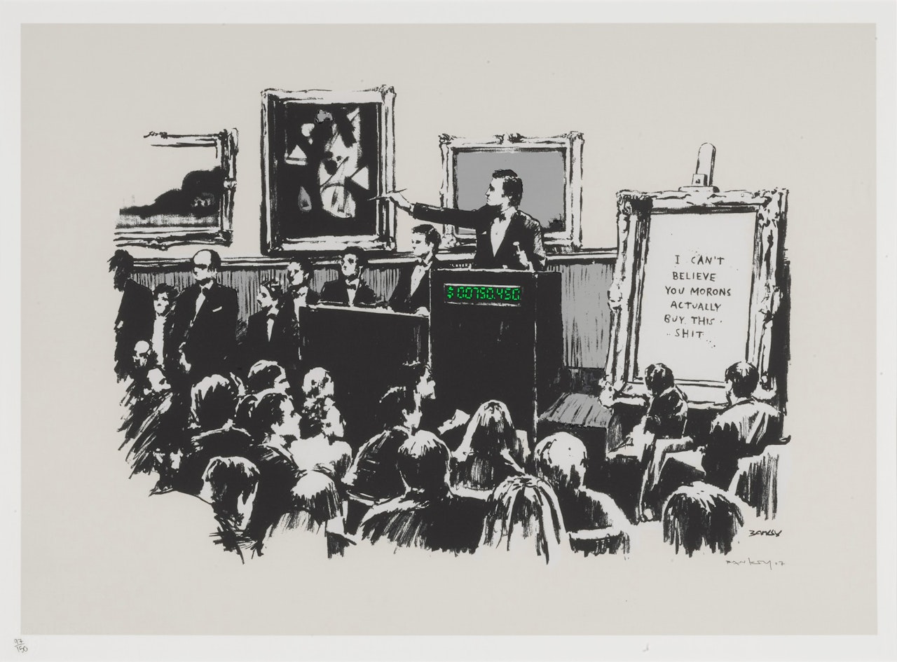 Morons by Banksy