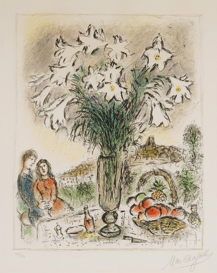 The Arums (Mourlot 748) by Marc Chagall