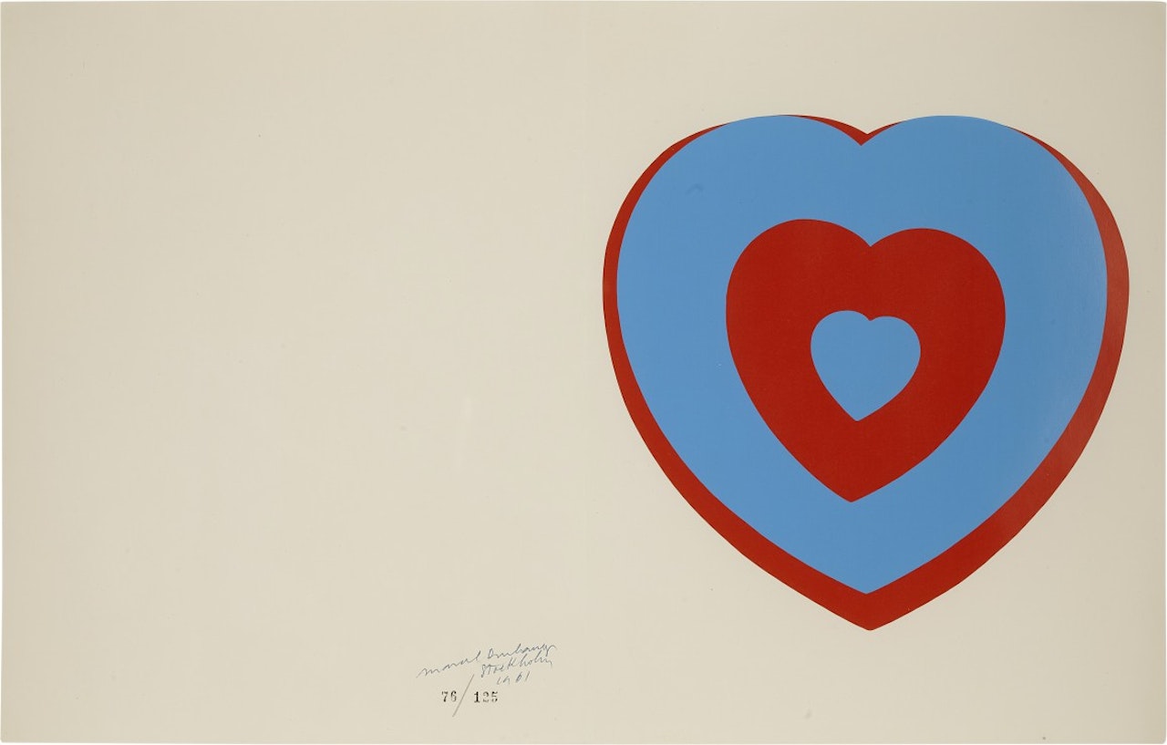 Coeurs Volants (Fluttering Hearts) (Schwartz 446C) by Marcel Duchamp
