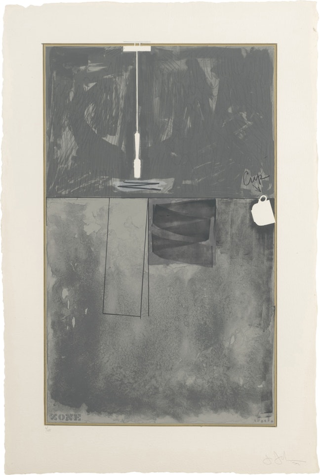 Zone (ULAE 105) by Jasper Johns