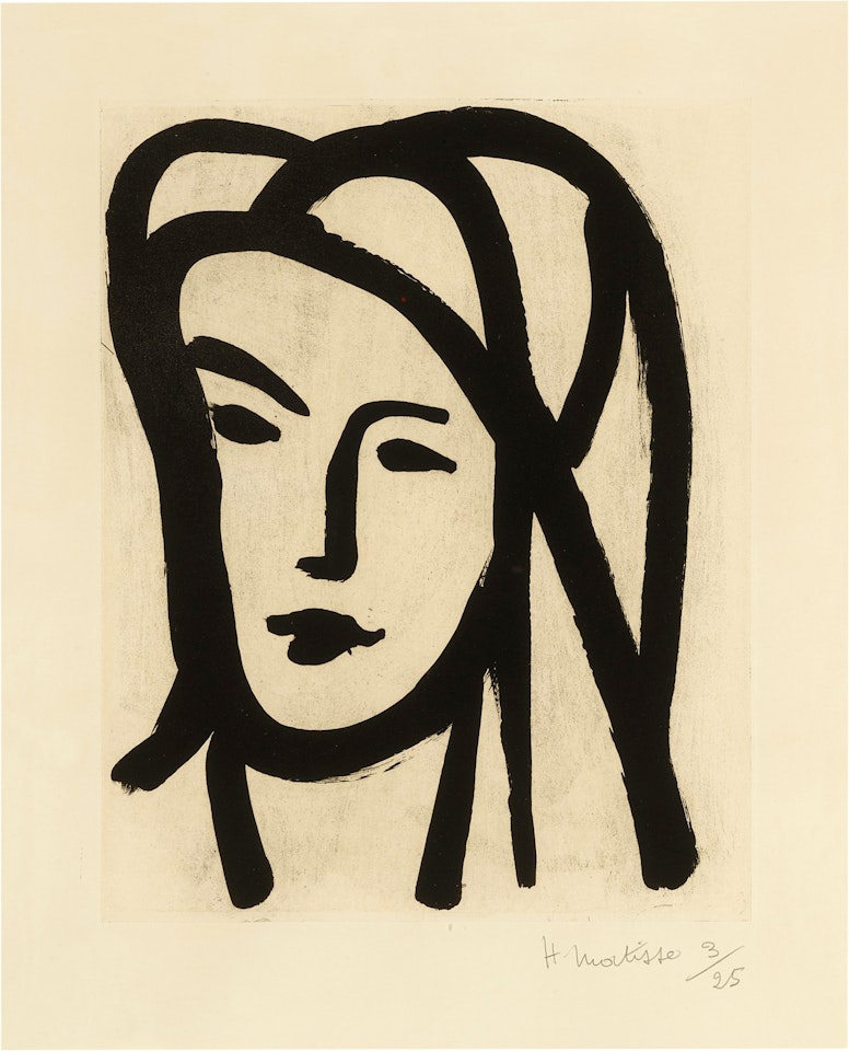 Bédouine au grand voile (Duthuit 775) by Henri Matisse