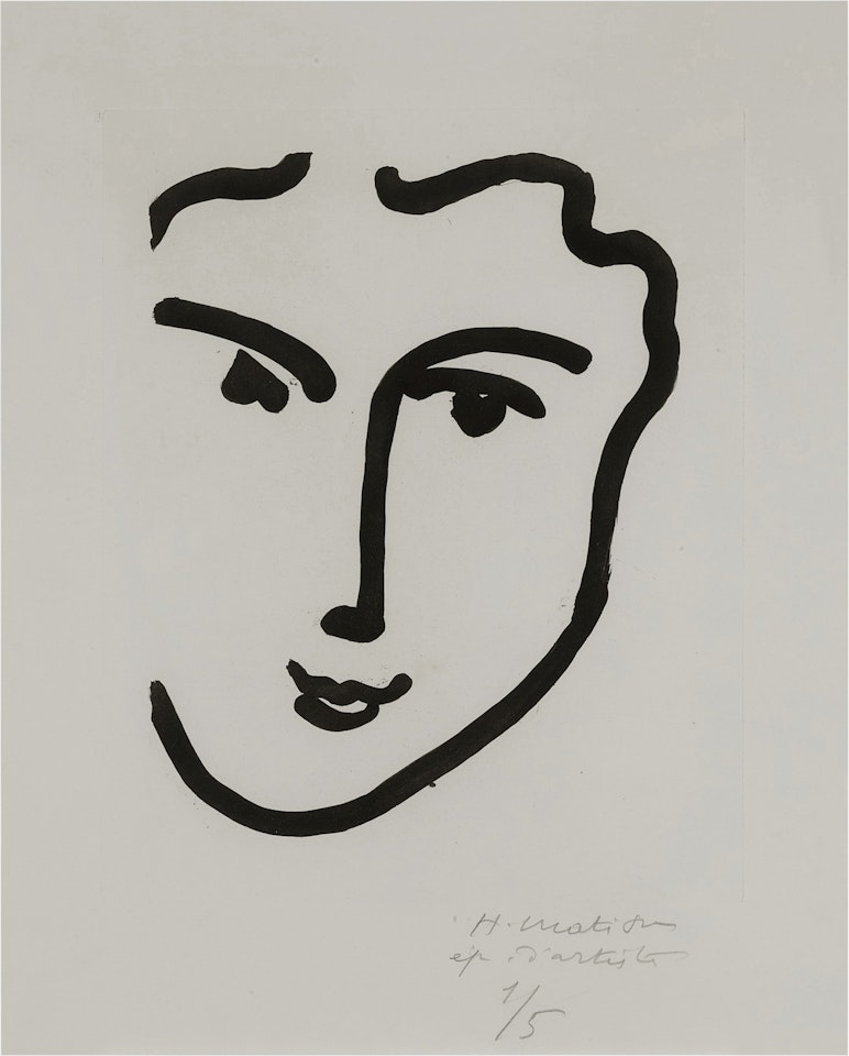 Nadia au sourire enjoué (Duthuit 792) by Henri Matisse
