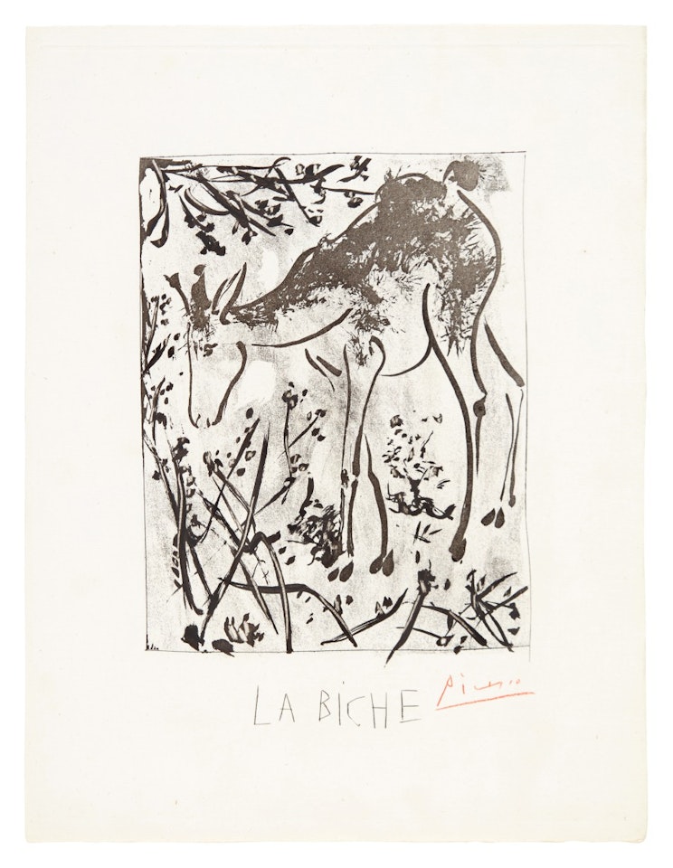 La Biche (Bloch 336; Baer 583) by Pablo Picasso