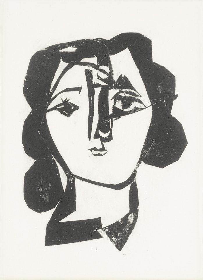 Tête de femme (Bloch 375; Mourlot 1) by Pablo Picasso