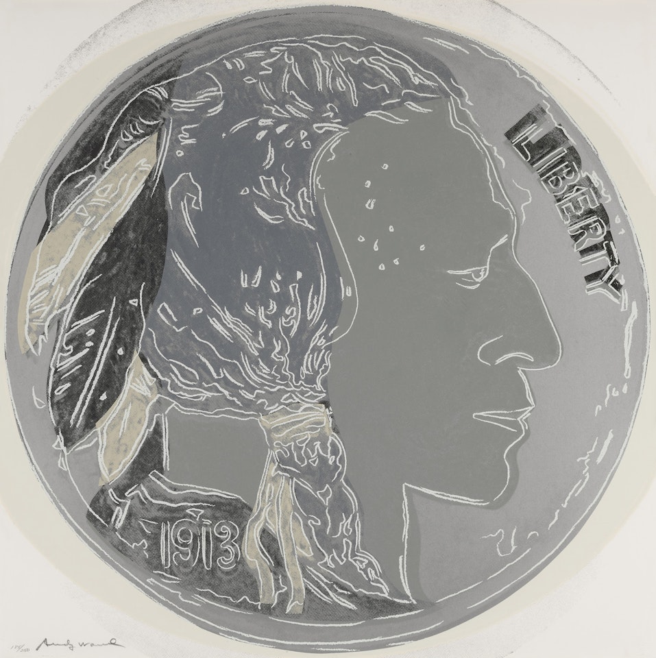 Indian Head Nickel (Feldman & Schellmann, II.385) by Andy Warhol