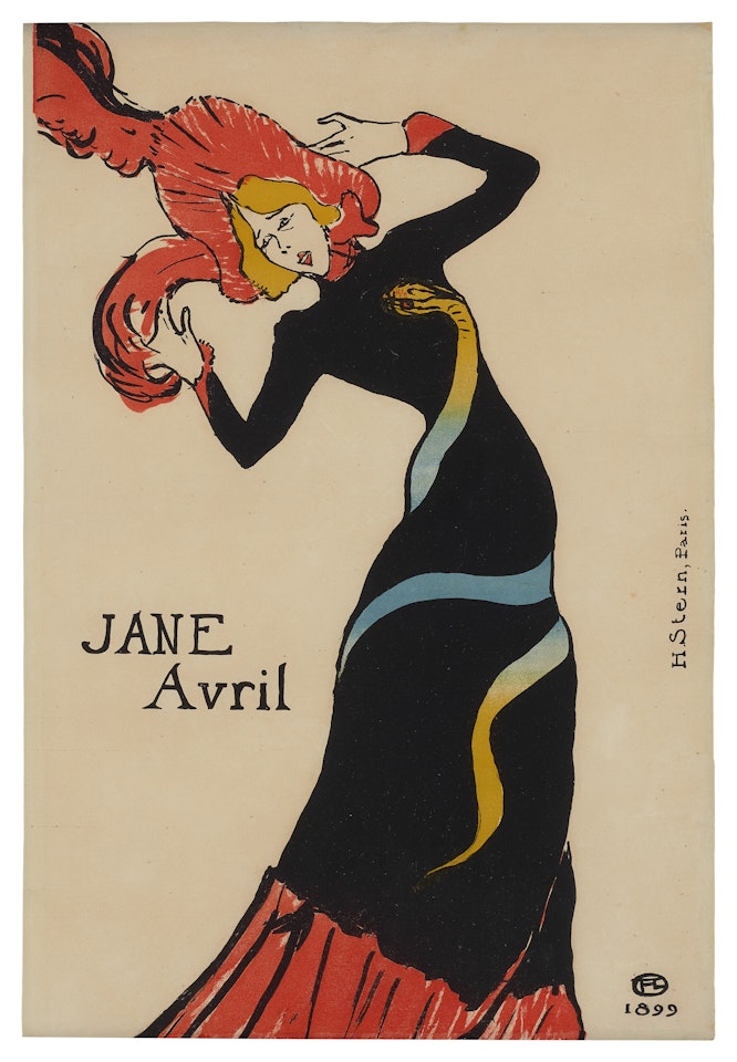 Jane Avril by Henri de Toulouse-Lautrec