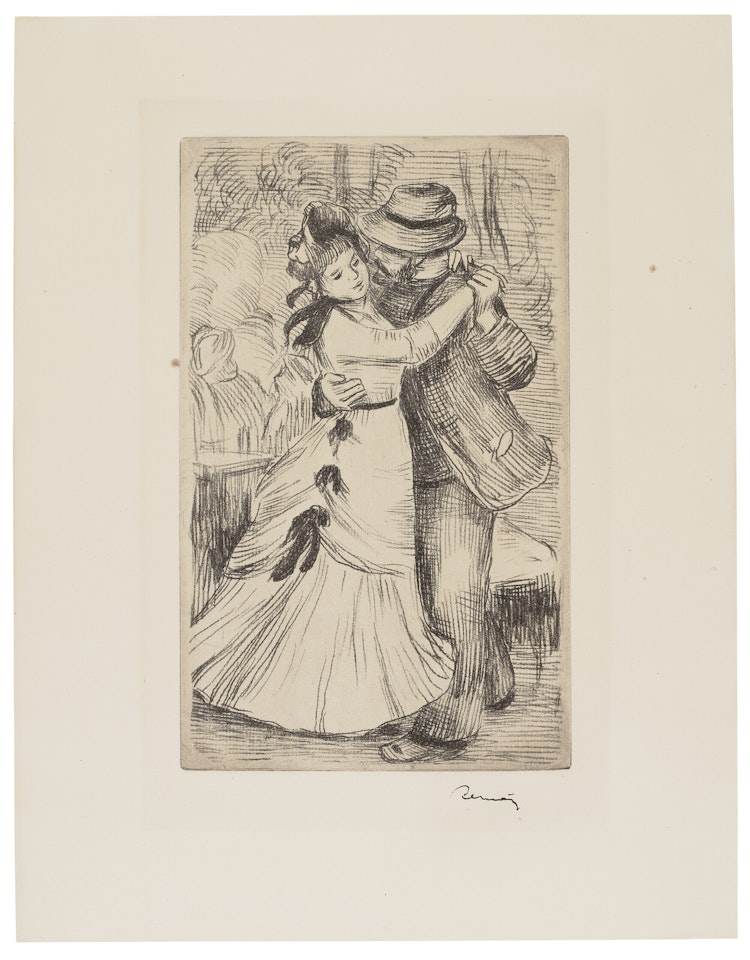 La Danse à la compagne, 2e Planche by Pierre-Auguste Renoir