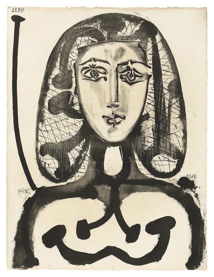 La Femme à la Résille (Femme aux Cheveux verts) by Pablo Picasso